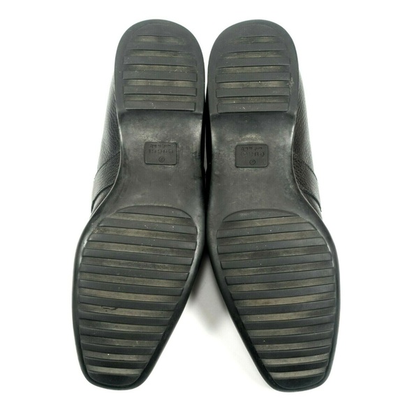 Gucci Horsebit Loafer Black Leather Slip On Shoes - Picture 7 of 8